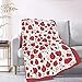 Ladybug Blanket Gifts Super Soft Lightweight Flannel Blankets Throw for Kids, Adult, Suitable for Couch, Sofa, Bed, Camping, Travel All Seasons 40