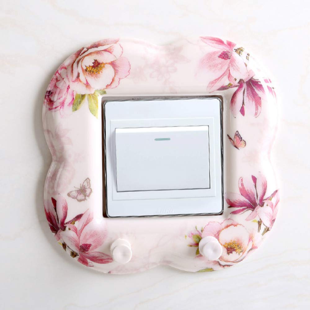 NHGF Switch Sticker Protective Sleeve Socket Wall Paste Acrylic Resin 1 piece B