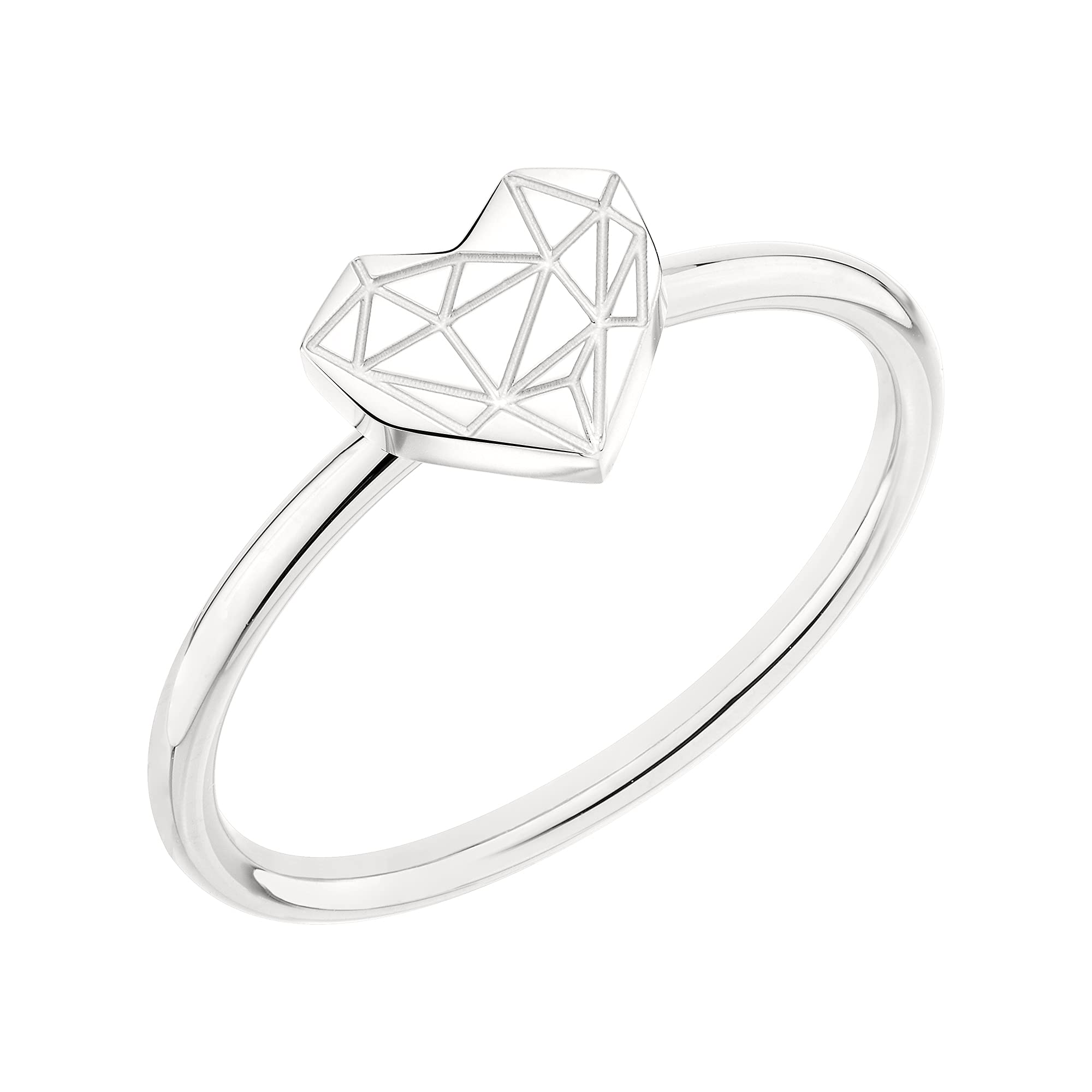 LIEBESKIND BERLIN Damen Ringe – Fingerringe aus Edelstahl mit Herz-Motiv - Verschiedene Designs, Farben & Größen – Eleganter Schmuck für jeden Anlass und das perfekte Geschenk