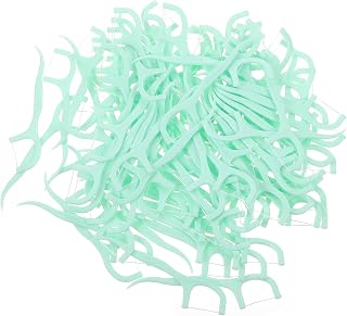 Anneome 200 Pçs Bastão De Fio Dental Palitos De Fio Dental Palitos De Dente Palitos De Fio Dental Material De Limpeza Doméstica Fio Dental Infantil Ferramentas De Limpeza Doméstica