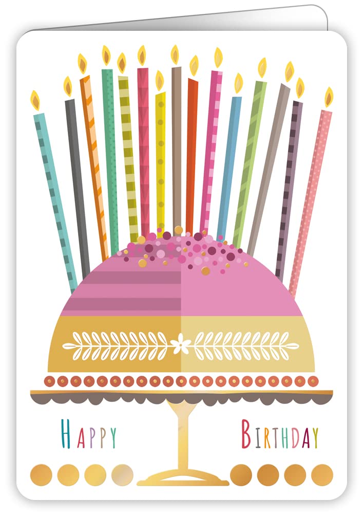 Quire Colourround Card Birthday Cake