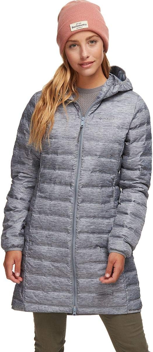 lake 22 long hooded down jacket