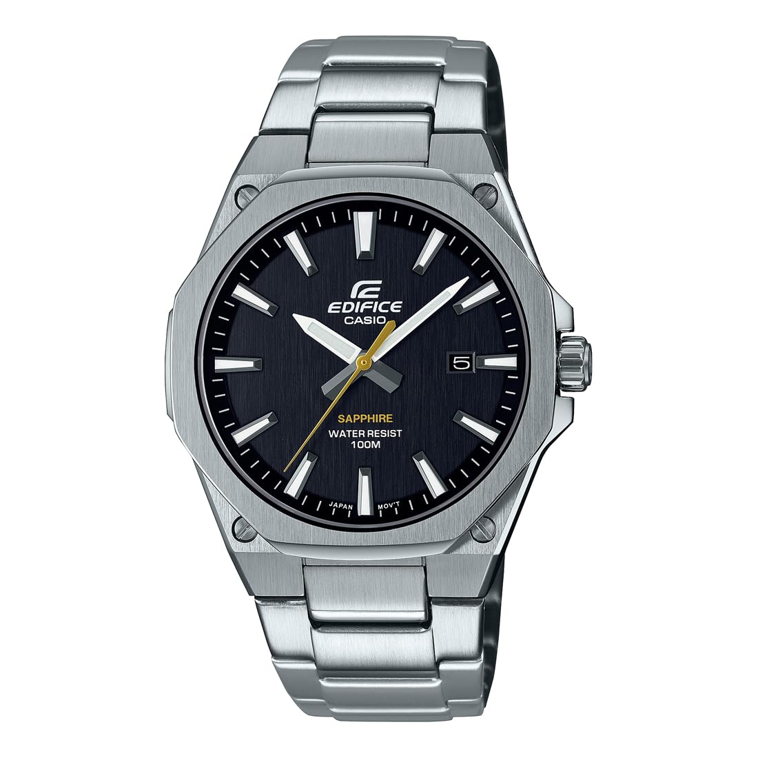 Edifice EFR-S108D-1AVUDF Analogue Black Dial Men's Wrist Watch With Bracelet-image-42