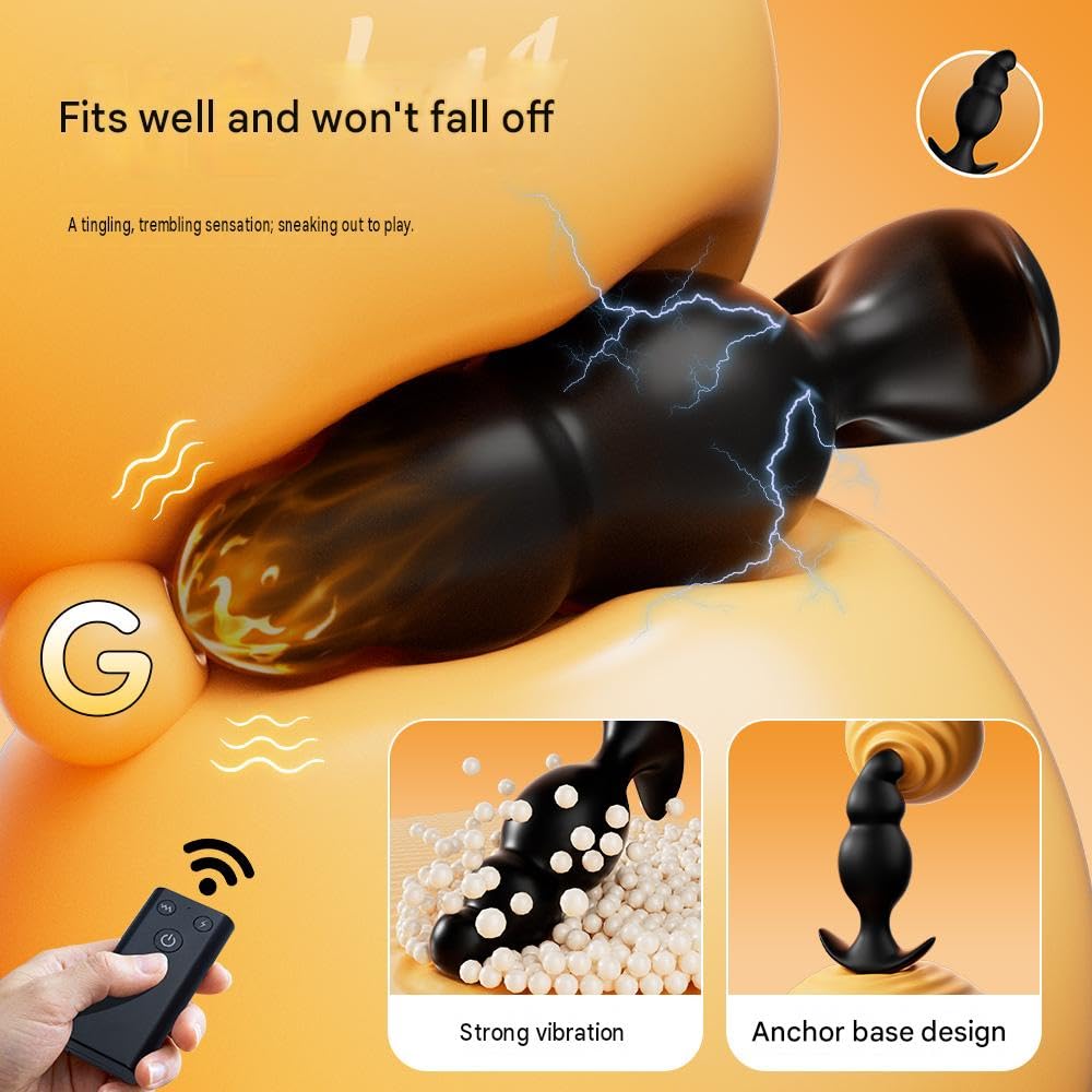 Seckoe Stromschlag Analplug Analvibratoren Erotik Sex Toys für Männe Frauen