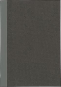 MUJI Notebook - 5mm Grid, Dark Gray A5, 30 Sheets, Thread-bound NAA09A9S