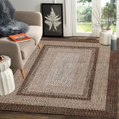 Garvee Kitchen Runner Rug 2x6 Runner Rug Non Slip Washable Runners for Hallways, Boho Vintage Rugs with Rubber Backing, Soft Low-Pile Indoor Carpet fo