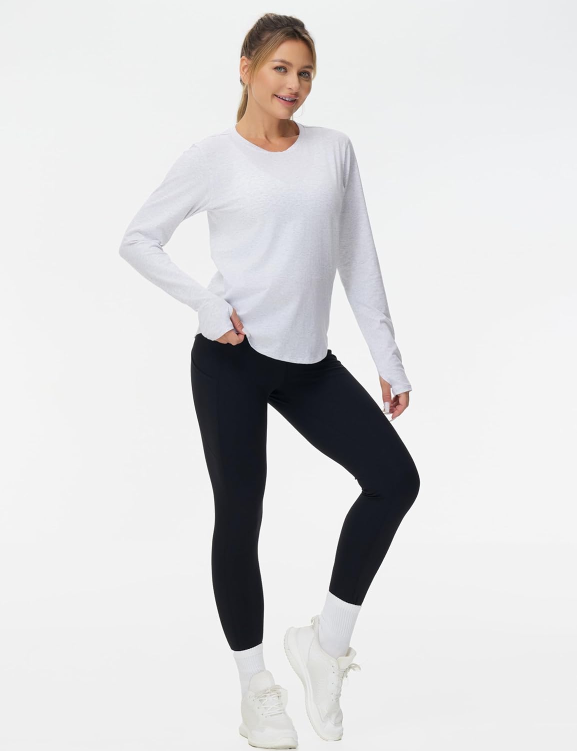 Dragon Fit Women's High Waist Workout Leggings with Pockets Stretchy Tummy Control Gym Athletic Yoga Pants - Image 6