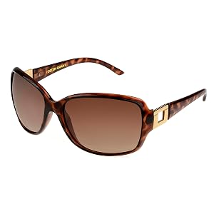 Foster Grant Polarized Sunglasses For Women Brown Tortoise Shell Sunglasses