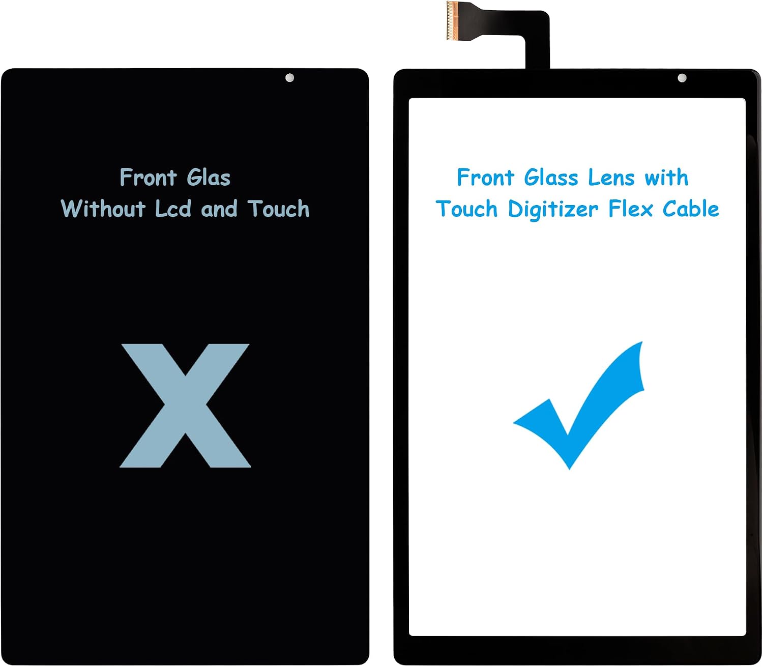 Touch Screen Panel Digitizer (Without LCD Display) Compatible with Vortex Tab 10/T10M/T10M Pro Tablet 800 * 1280mm 10.1 inch with Tools