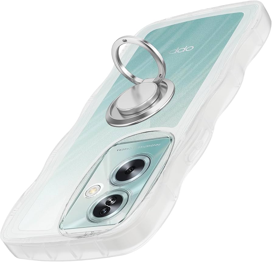 Amazon.co.jp: OPPO A79 5G ケース クリア ウェーブ リング付き TPU