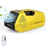 nommyair 2380BTU Camping Air Conditioners - 14lb Tent Air Conditioner with Remote Control, Portable ac for Truck Outdoor/RVs/Fishing or Pet (Battery Not Included)