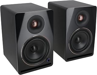 Rockville APM6B V2 6.5" Bluetooth Powered Studio Monitors Pair, 100W RMS/400W Peak, 43Hz-22kHz Pro Audio