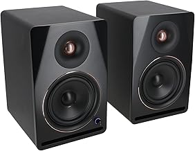 Rockville APM8B V2 8-Inch Powered Studio Monitor Speakers, Pair (Black, Bluetooth)