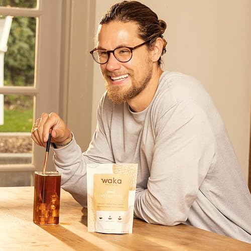 Miniatura 4 de Té Waka, té tradicional Prmeium Instant Chai, té negro en polvo sin azúcar, sin azúcar ni leche añadida y vegano