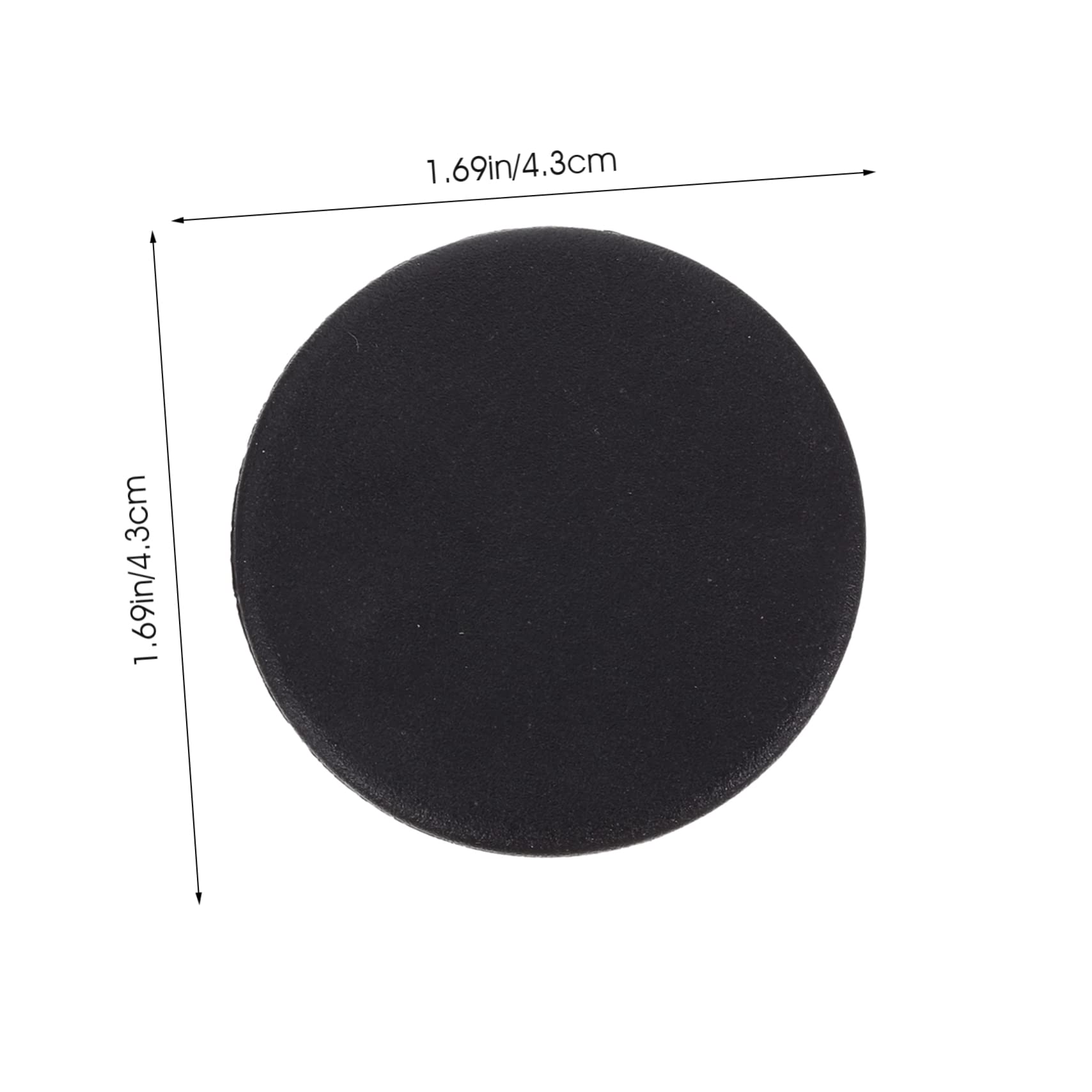 Zerodeko 20 Pcs Round Plastic Piggy Bank Stoppers Figurine Bottom Plugs Covers Secure Coin Storage Installation for Non Porous Banks