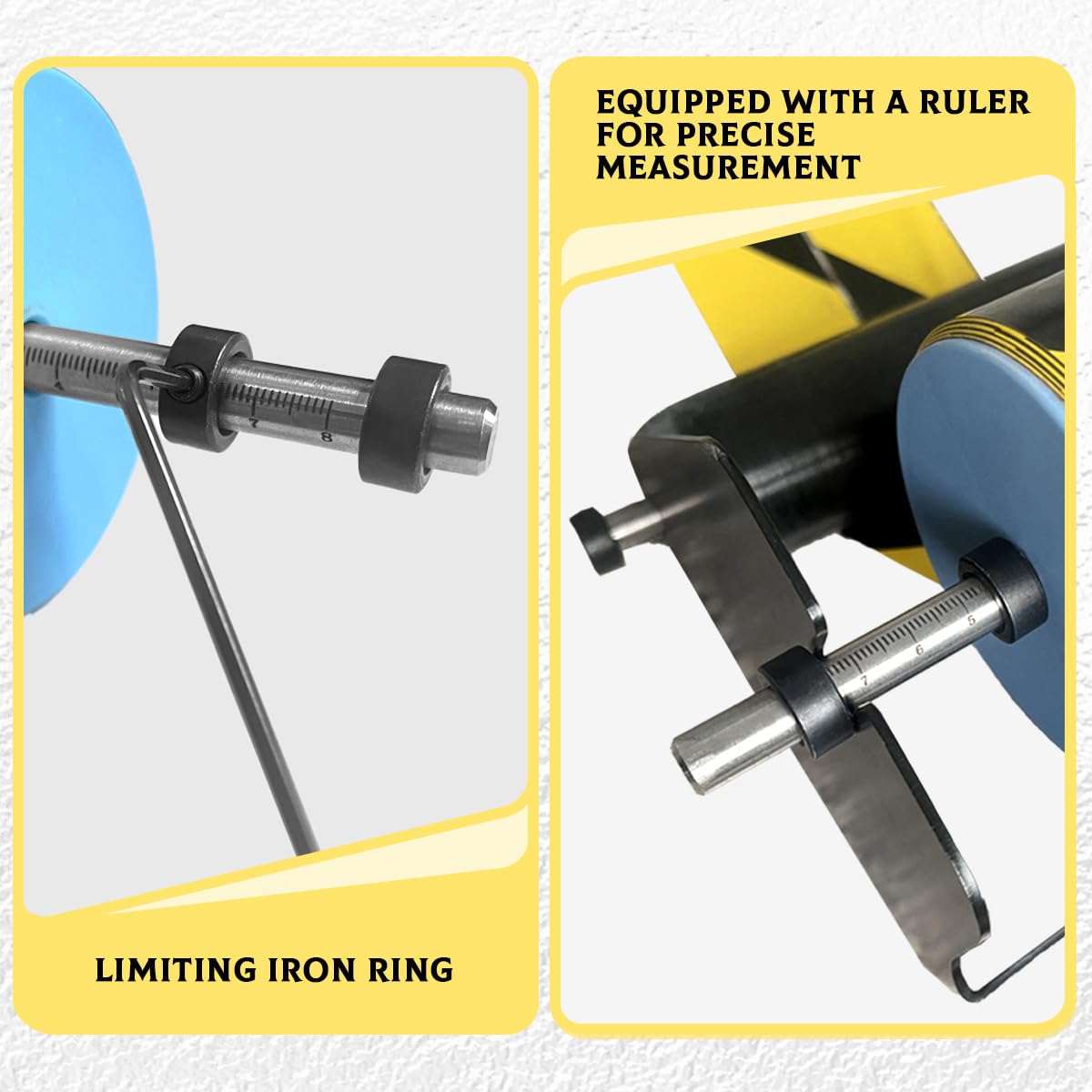 Applicatore di Nastro per Pavimenti, Strumento Manuale per La Marcatura del Nastro, Macchina per Incollare Nastro a Mano, Applicatore Riutilizzabile per la Marcatura del Pavimento