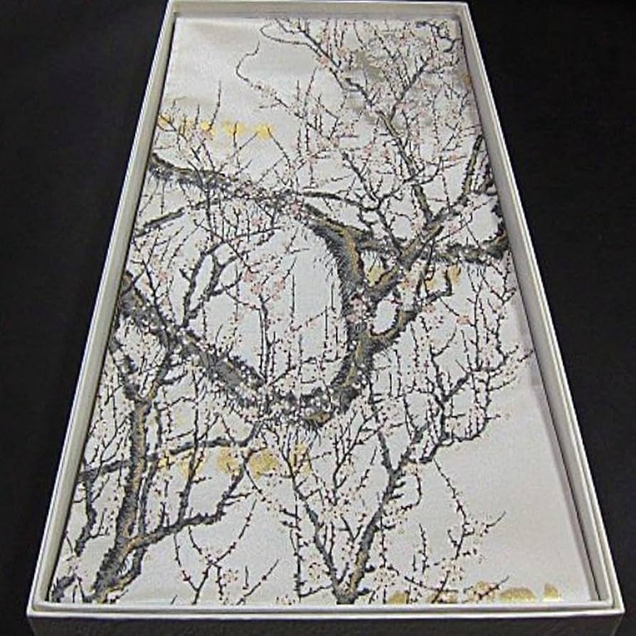 Amazon.co.jp: 西陣織引箔高級袋帯 真珠 本金箔綿芯御仕立て付 満開の 