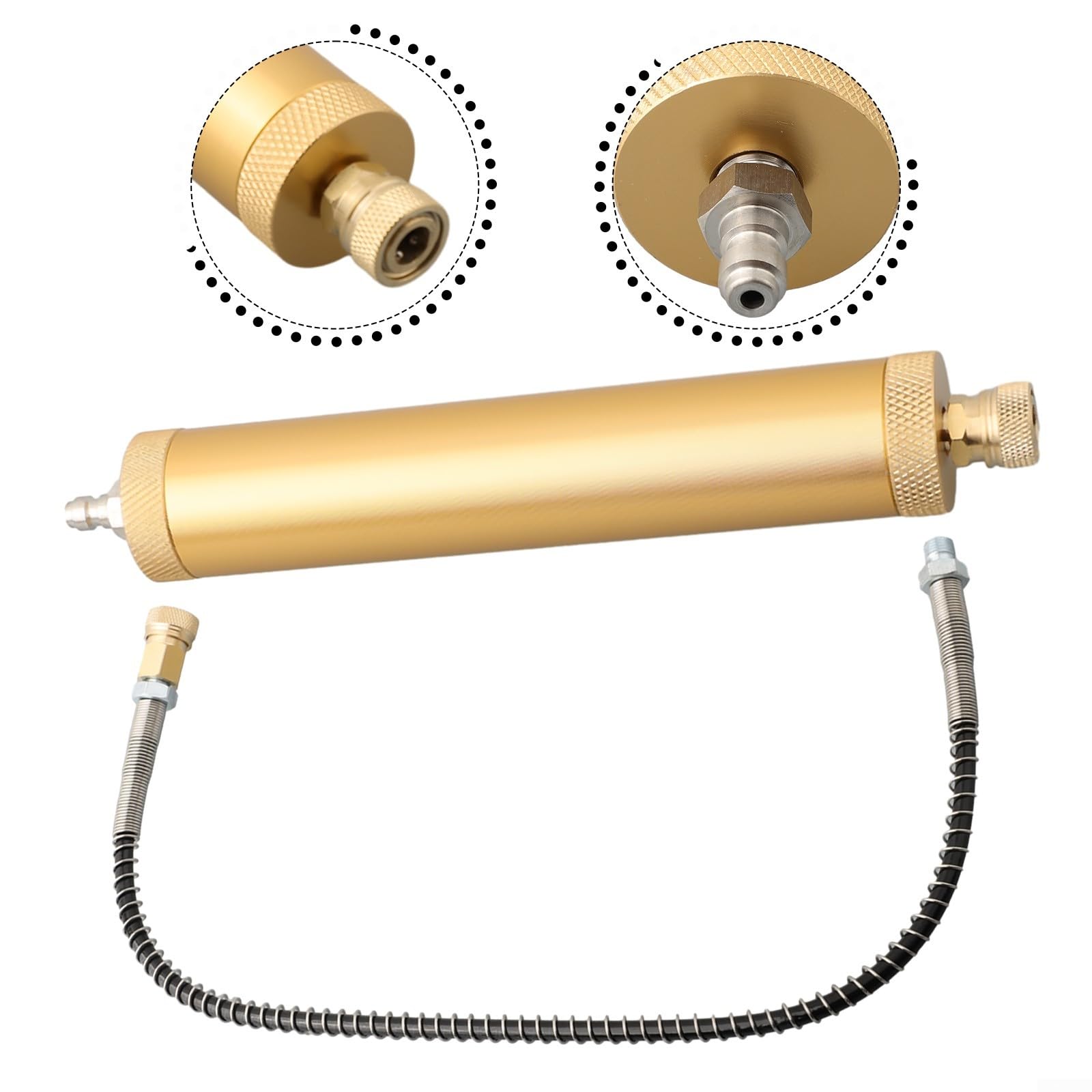 Compresseur d'air en aluminium séparateur d'huile et d'eau 4500 PSI Système de filtre avec raccords à connexion rapide pour équipement de plongée