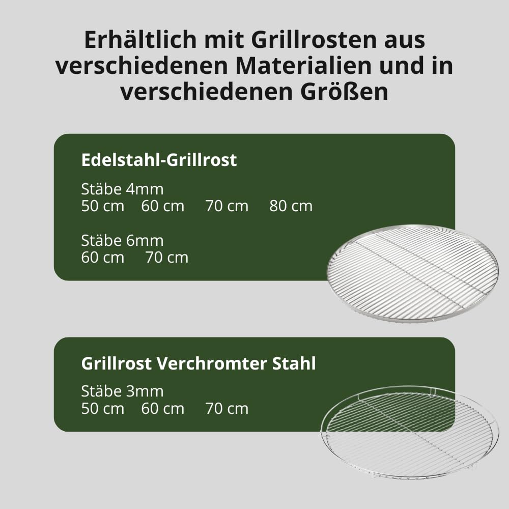 HeRo24 Dreibein Grillgestell Schwenkgrill 170 cm Tripod Grill Stand mit Kurbel höhenverstellbares Grilldreibein für Feuerstelle & Lagerfeuer ohne Grillrost
