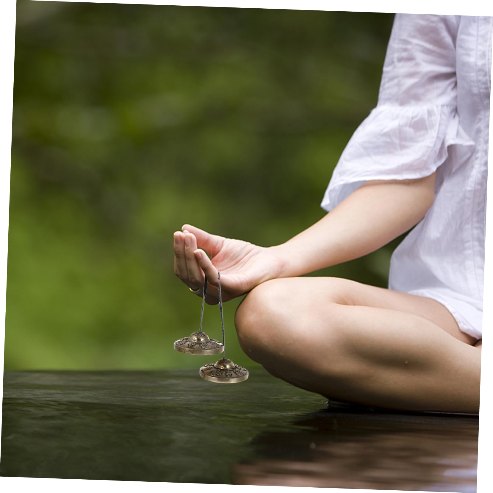 VICASKY Kupfer-schlaginstrument Beckenglocke Für Meditation Yogaglocke Handgefertigt Reine Kupferbecken Meditationsglocke Als Percussion-instrument