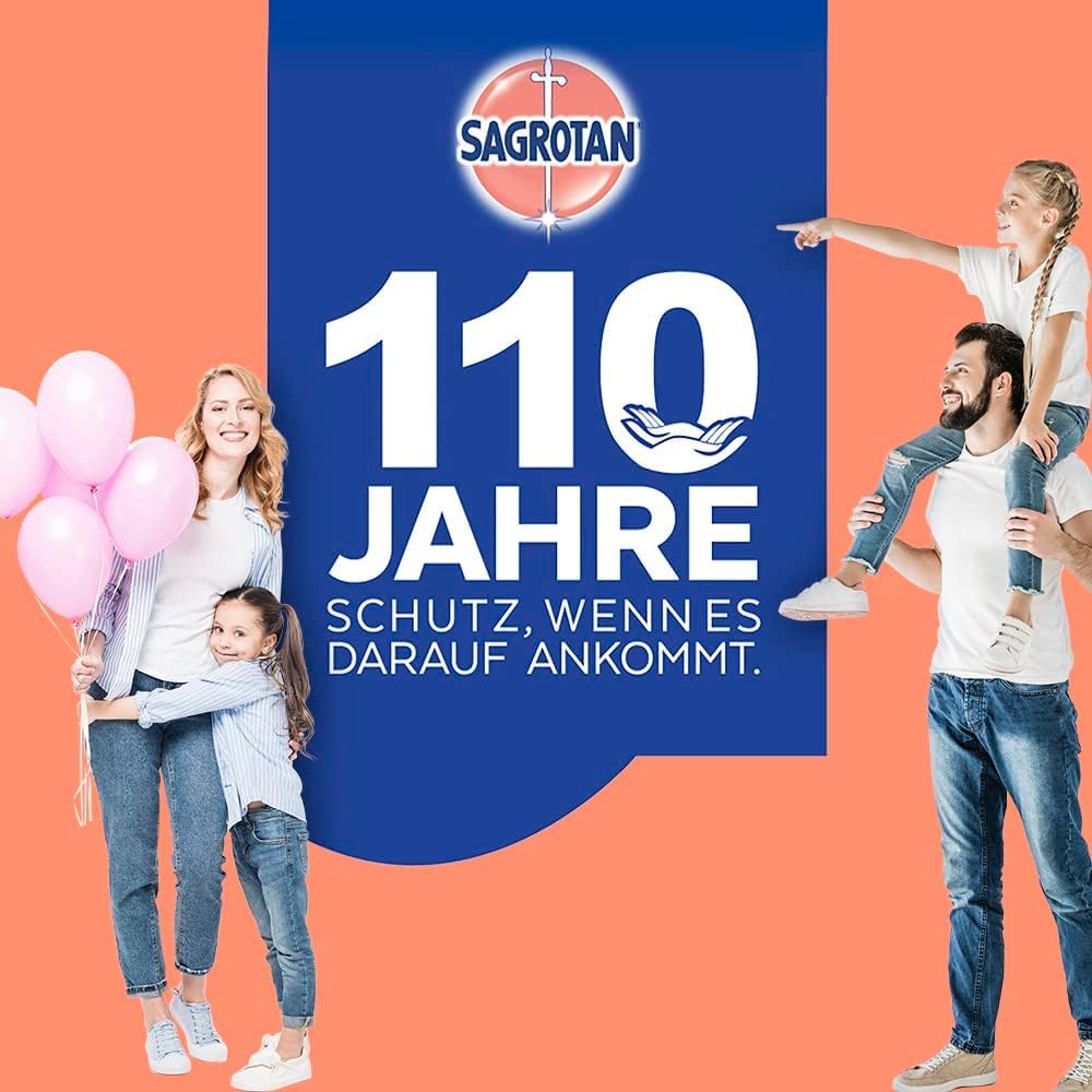 Sagrotan Wäsche-Hygienespüler Frisch, Waschmittel-Zusatz - 1,5 L & Sagrotan Wäsche-Hygienespüler Himmelsfrische Nachfüller 5 x 1,2l