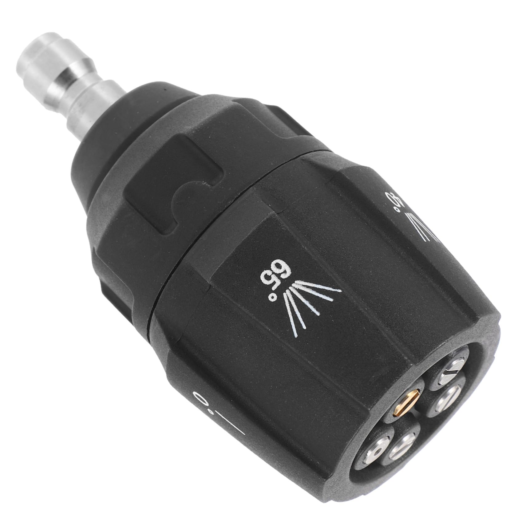 Happyyami 4 Piezas Boquilla De Lavado De Alta Presión Equipo Boquilla para Lavadoras De Autos Boquilla De Lavado a Presión Drenar Turbo Boquillas Convenientes Rápido Rociar El Plastico Black