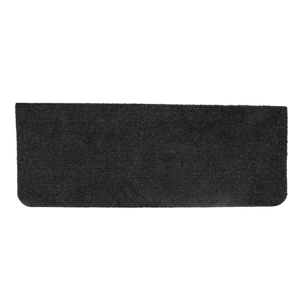 Tapis de Sol antidérapants pour escaliers,Tapis en Rouleau de Polyester,marches d'escalier de StyleModerne pour escaliers intérieurs et extérieurs,Appartements,Personnes âgées (15pc (65x25cm noir))