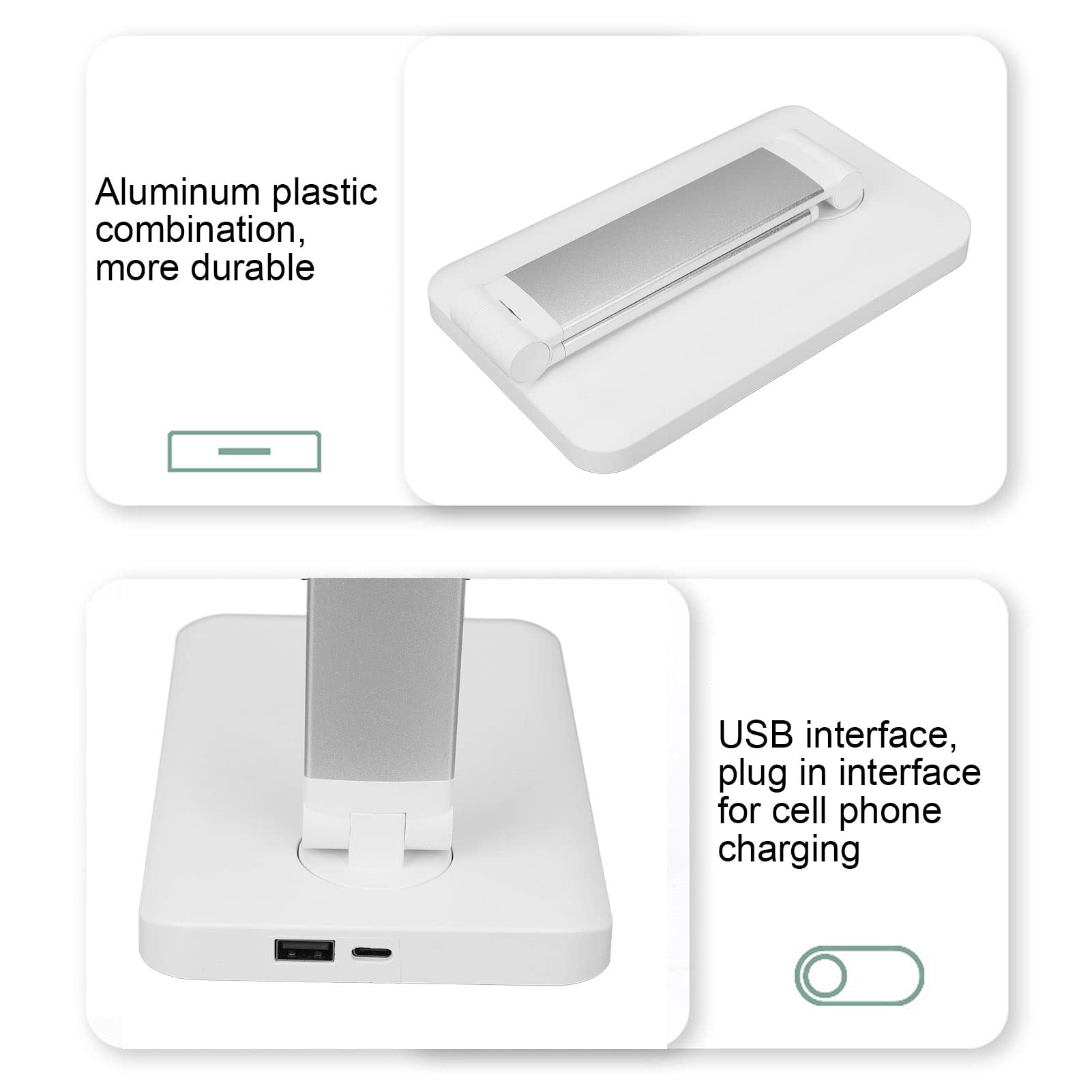 Pilipane Lampada per unghie gel UV LED 12W Pieghevole portatile ricaricabile Angolo regolabile Asciuga unghie con 10 chip lampada per salone di casa Nail art professionale