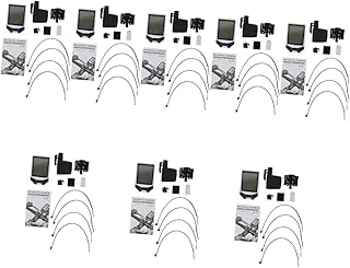 Sosoport 8 pcs Bicycle stopwatch excercise bike exercise accessories digital speedometer luminous bike odometer bike screen stopwatch riding odometer Odometer Cycling Speedometer