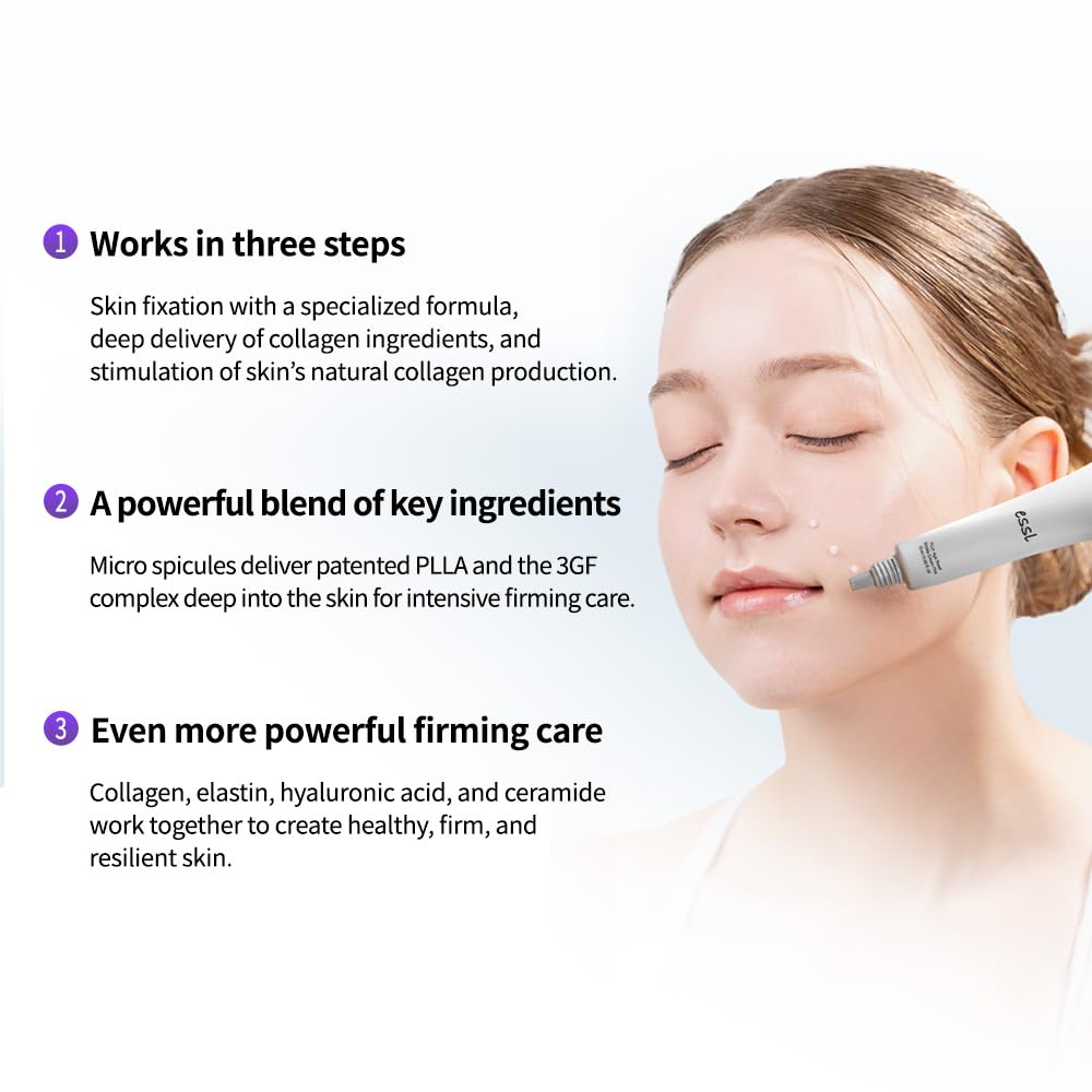 ESSL PLLA Age Reset Wrinkle Cream Plus, Nourishing, Hydrates Moisturizer for a Smoother, Firmer-Looking Skin, Enhance Collagen, elastin, Hyaluronic acid, korean skin care 0.5fl.oz (15ml) - Image 5