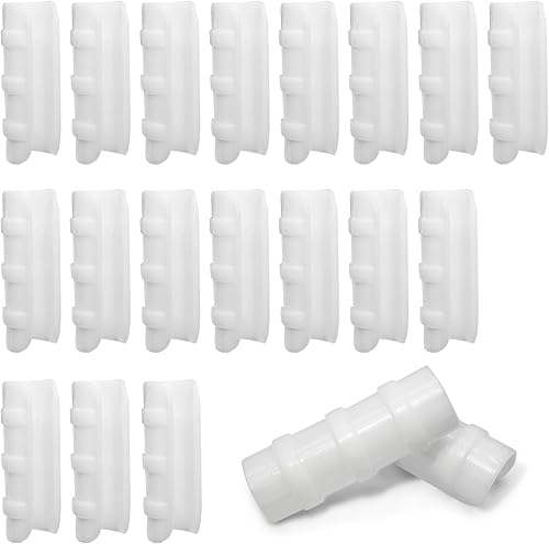 Miniatura 14 de 12 clips de abrazaderas de invernadero, clips de tubo de 1-1/4 pulgadas para edificios de jardín, abrazaderas de tubo de plástico para película