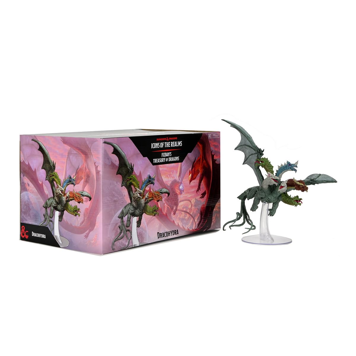 D&D Fizban's Treasury of Dragons Premium Set 2 Dracohydra: D&D Icons of the Realms Miniatures