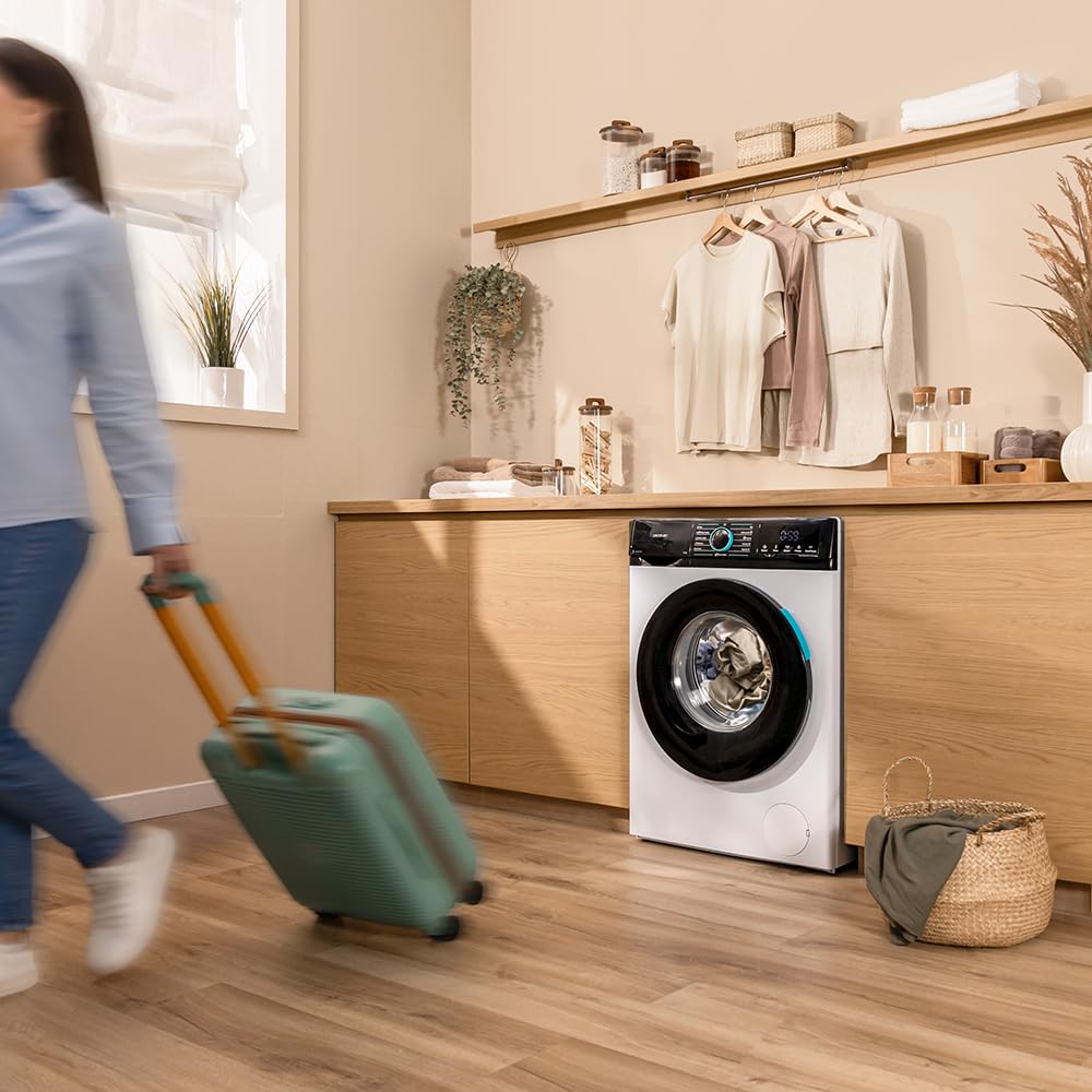 Cecotec Waschmaschine 6 kg Bolero DressCode 6160 Inverter | Energieklasse A-10%, Inverter Plus Motor, 1200 rpm, 11 Programme, SteamMax, Drum Clean, Quick 15' und KidLock