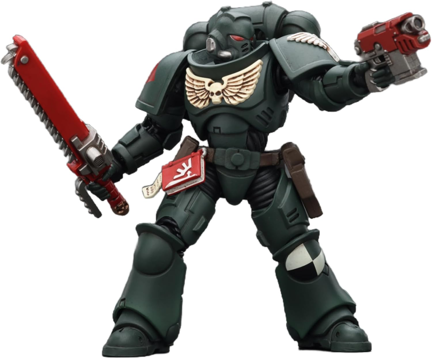 JOYTOY Warhammer 40k Dark Angels 1/18 Action Figure Dark Angels Intercessors Brother Asharr Collectible Gifts,Toys for Kids 15+ and Adults 4.72-inch