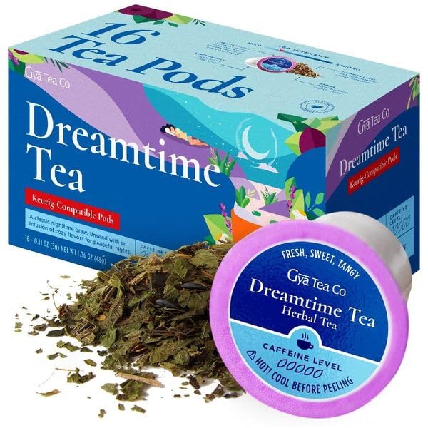 Gya Tea Co Dreamtime Herbal Tea K Cups for Keurig