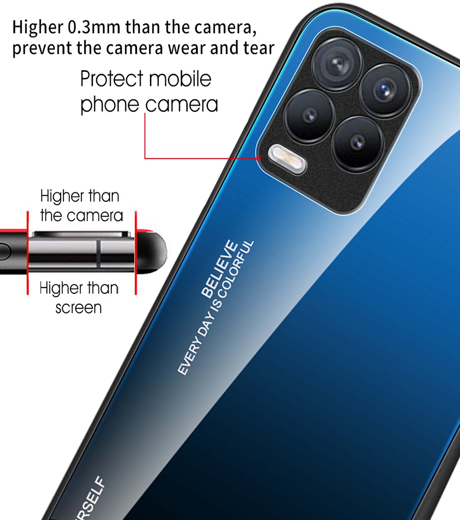 Custodia Sottile In Gomma TPU Per Realme 8 Pro – Cover Antiurto Morbida – Finitura Opaca – Nero - 5