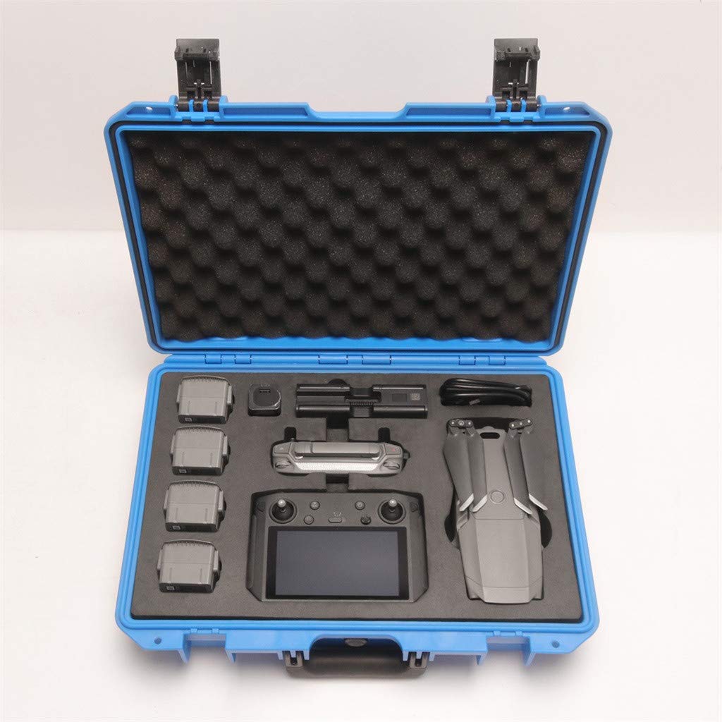 Borsa,per DJI Mavic 2 Valigetta di trasporto militare impermeabile Quantità limitata Blu