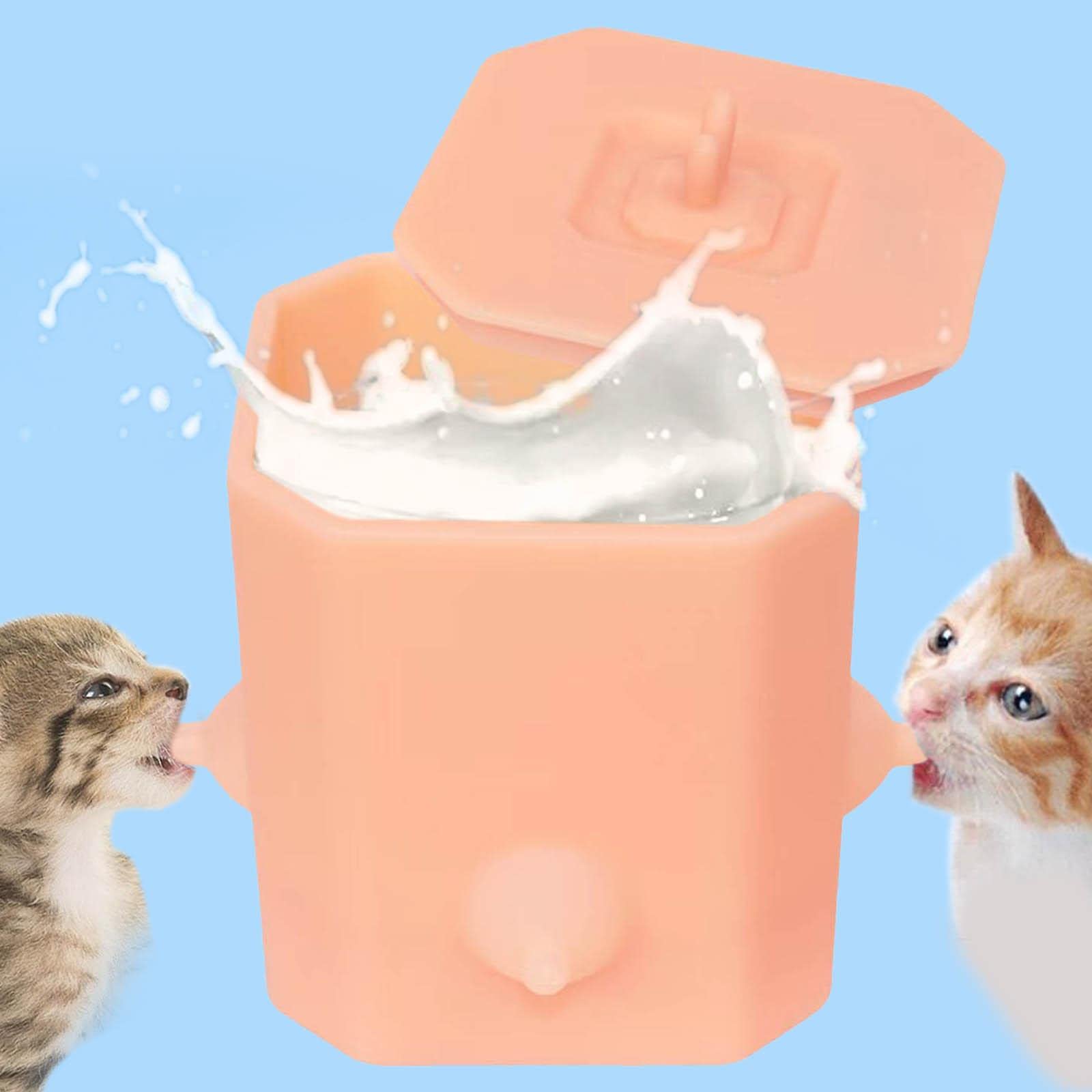 Mangeoire à lait en silicone pour chaton et chiot - 4 tétons - N° 4