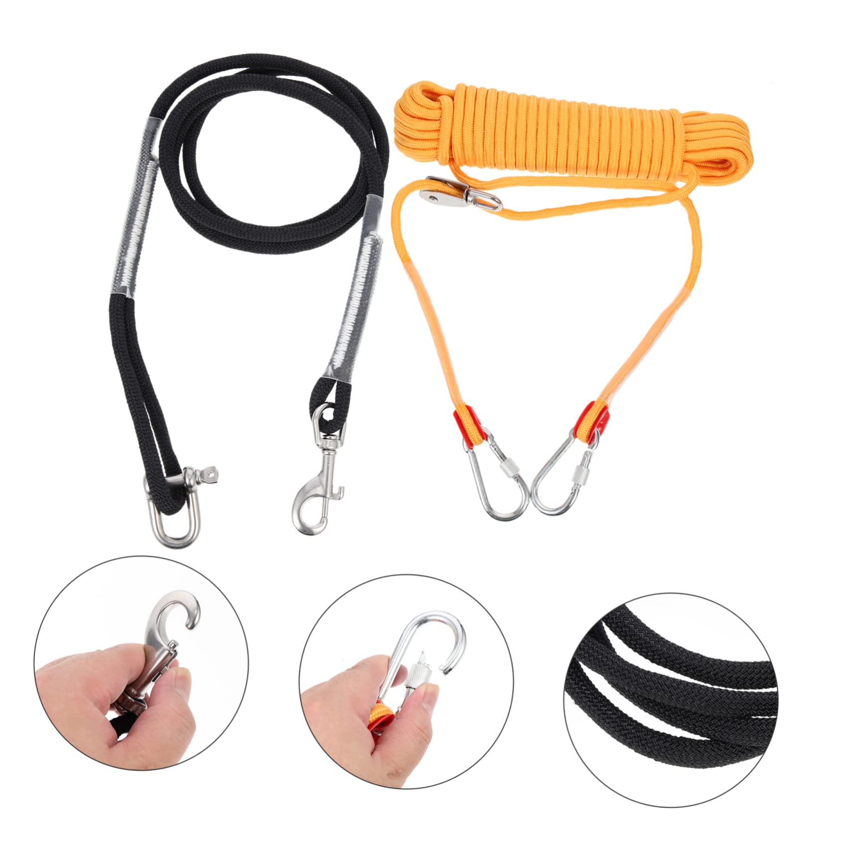 Hemobllo Cadena Resistente para Perros con Cable de Metros Accesorio para Correr y Pasear Mascotas Cuerda de Nylon para Cachorro para Actividades y Diario