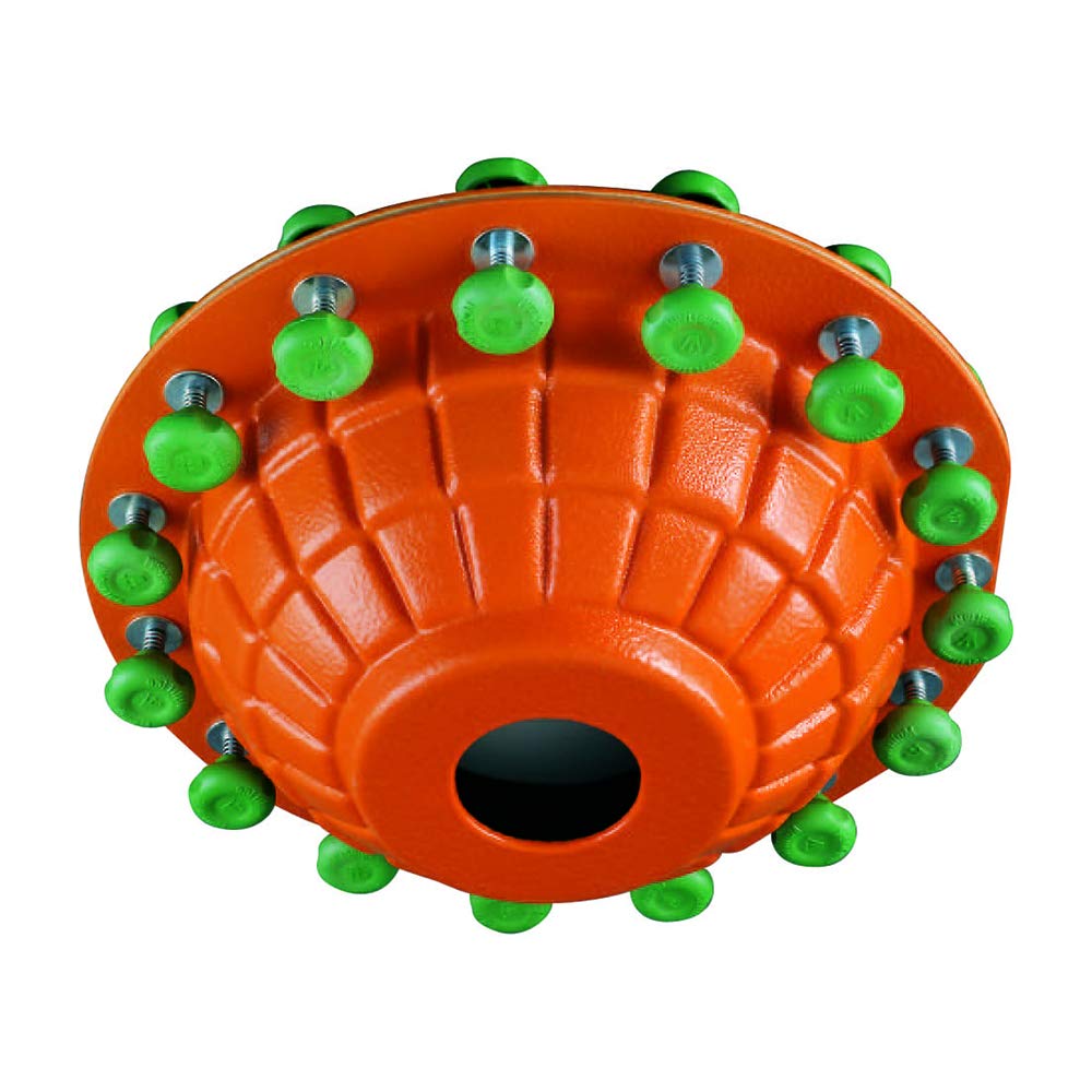 Martellato MIR16 Reusable Apollo Ice Sculpture Mould, Plastic/Resin/Silicone, Orange