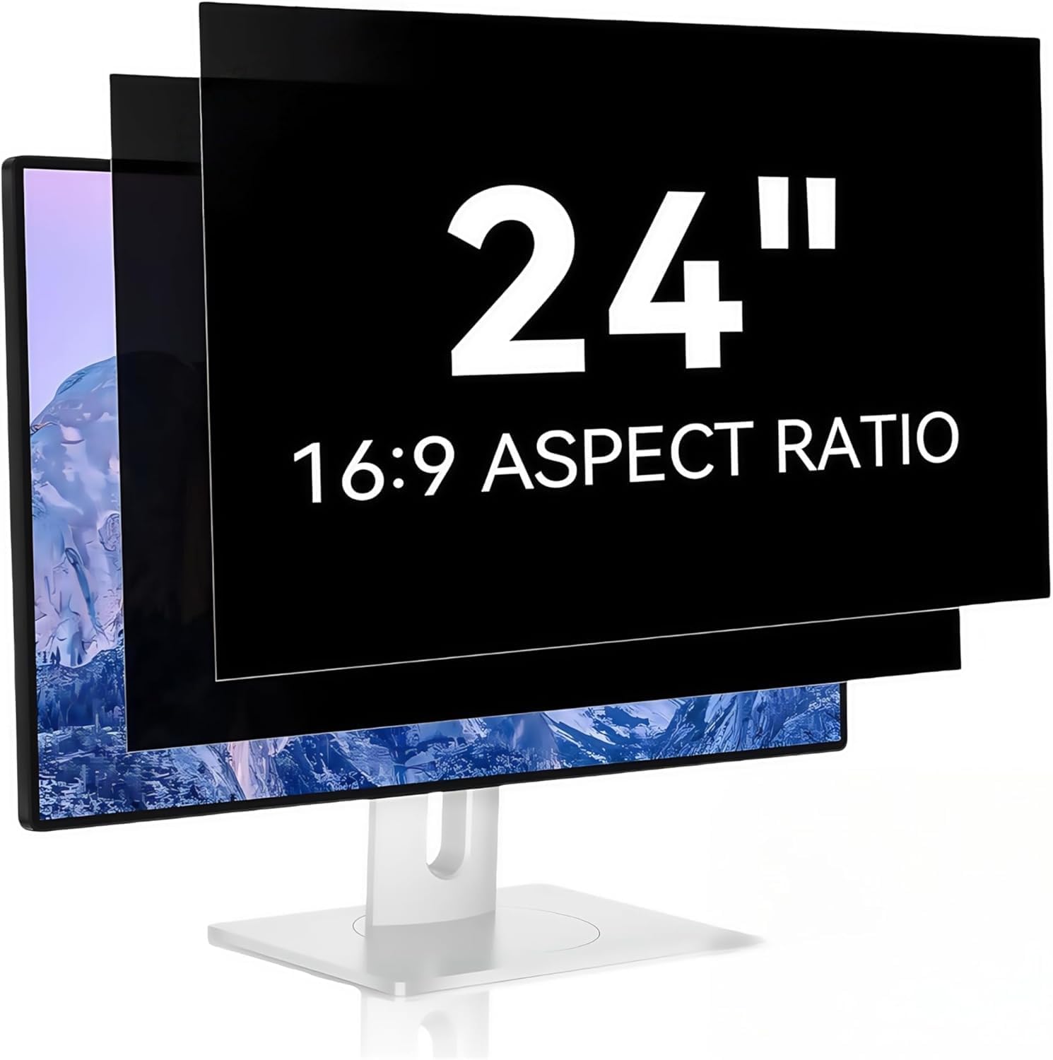 Tangxi [2 Pack 24 Inch Computer Private Screen for 16:9 Aspect Ratio, Eye Caring Anti Blue Light & Glare, Scratch Proof Screen Protector Film, Removabl Anti Film