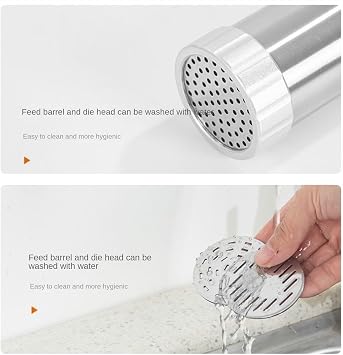 Noodle Maker, Pasta Machine, Noodle Maker, Electric Noodle Machine, Stainless Steel Handheld Pasta Machine, Used for Homemade Noodles, Noodle Machine, Pasta Maker, Ramen Noodle Making Machine