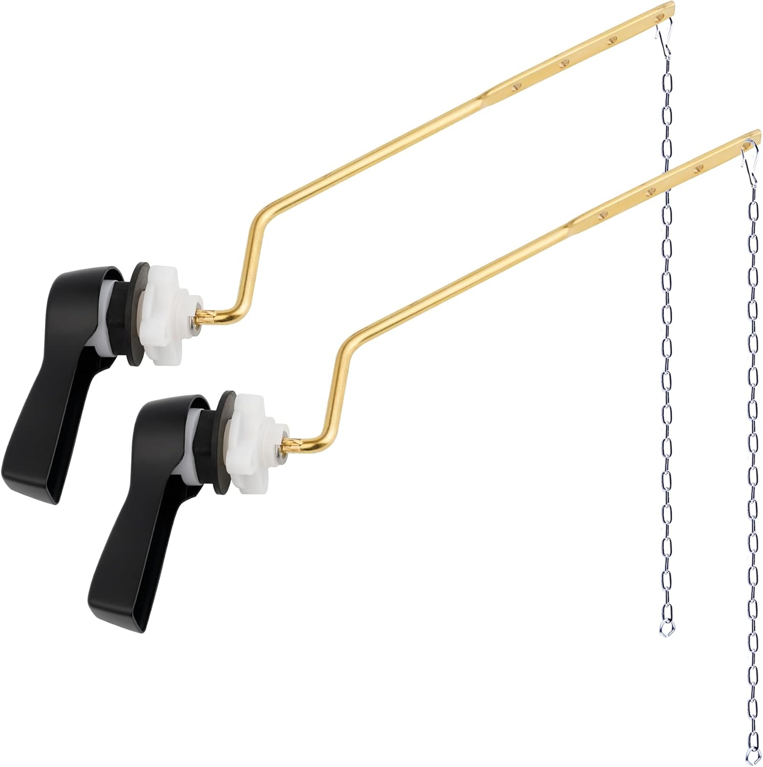 Hibbent 2 Pack Universal Side Mount Toilet Handle AngleMount