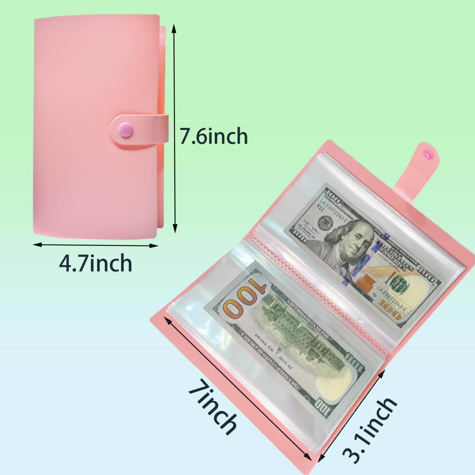 Lot de 100 pochettes en papier transparent pour billets de banque, timbres, notes commémoratives, objets de collection Lot de 100 pochettes en papier transparent pour billets de banque, timbres, notes commémoratives, objets de collection