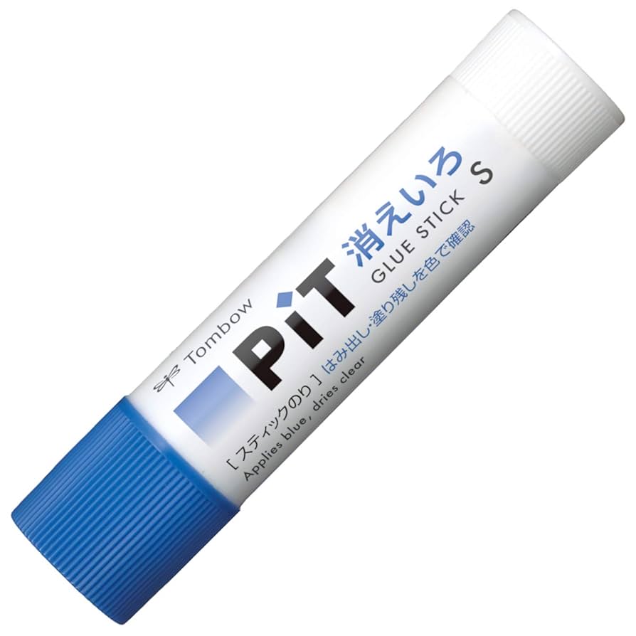 Amazon | トンボ鉛筆 スティックのり 消えいろピットSパック