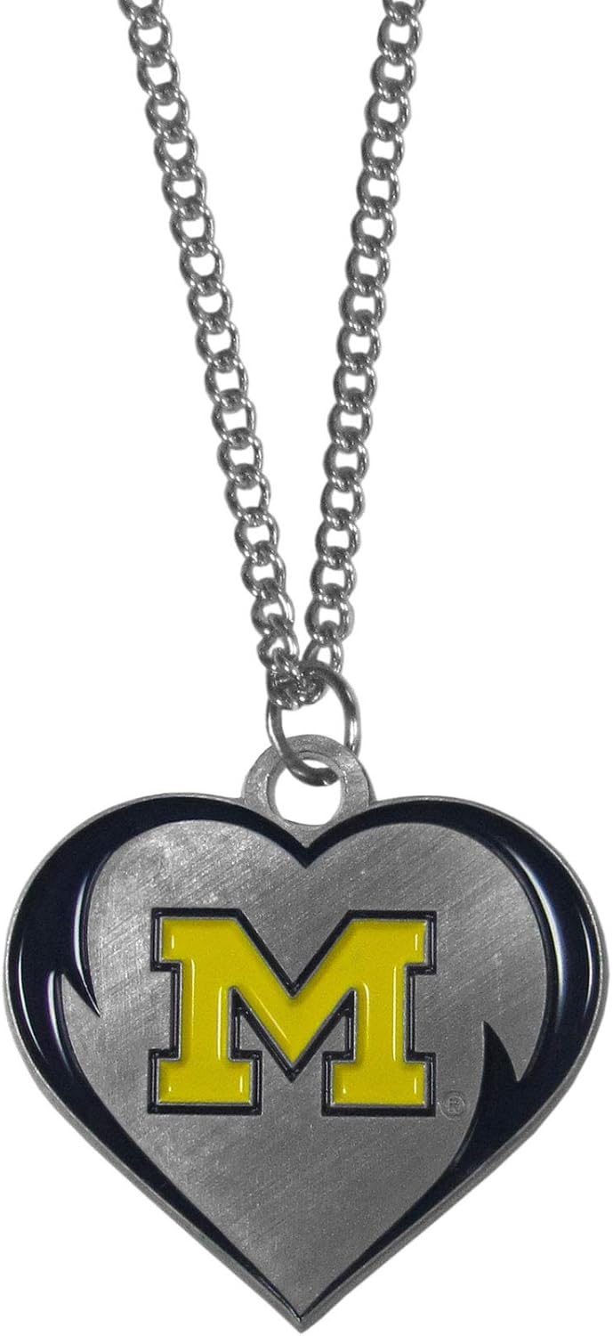 Siskiyou Sports NCAA unisex-adult Heart Necklace