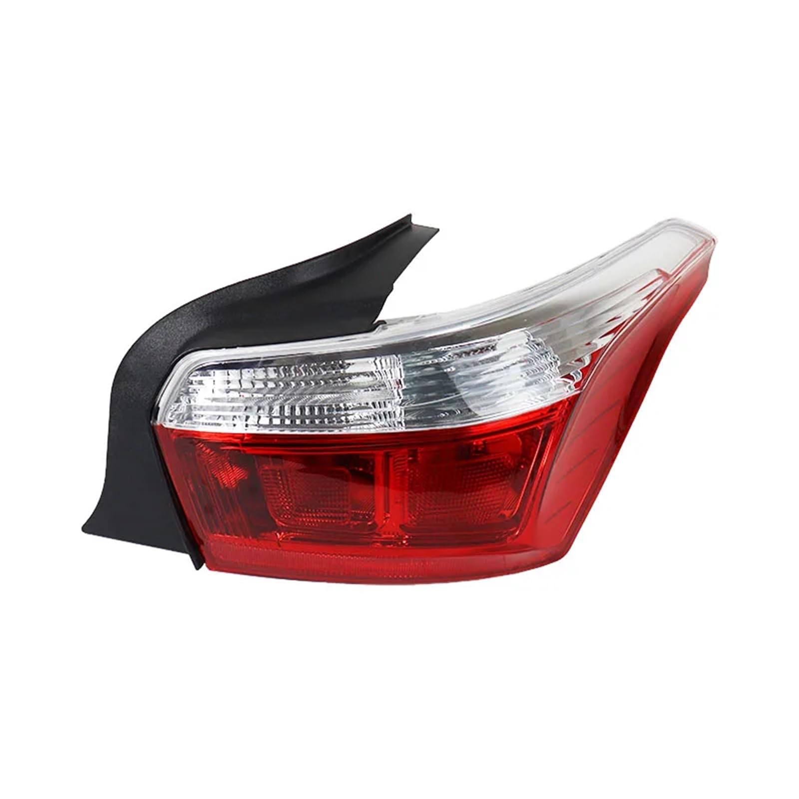 Lampa tylna zespolona Halogen światła Obudowa samochodu Tylne światło bez żarówki do Citroen C-Elysee Sedan 2014-2016(With bulb,Right)