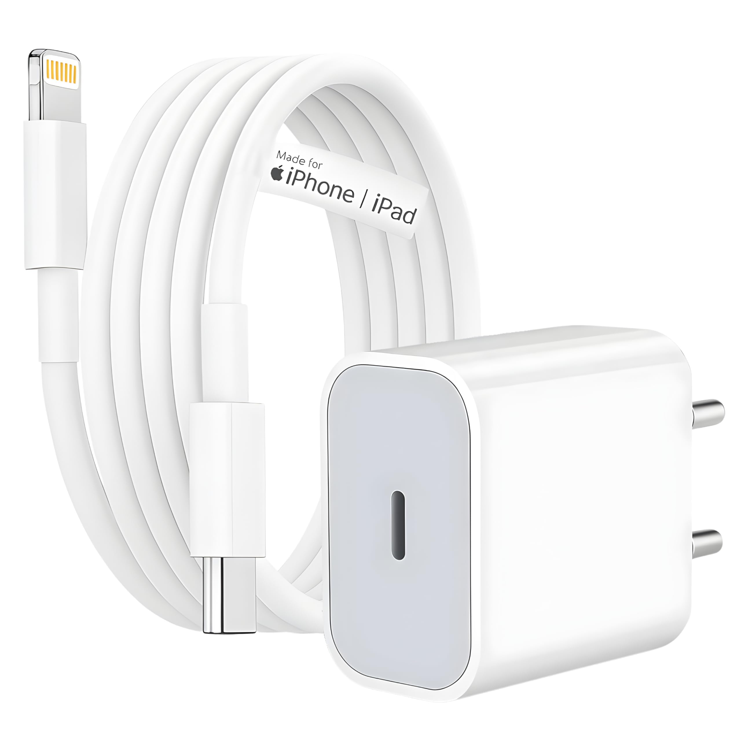 RAVIAD 20W Original (MFi-Certified) Super Fast Charger Adapter & Lightning Cable, Compatible with iPhone 14/14 Plus/14 P