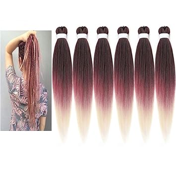 Red to blonde ombre extensions Clearance