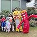 MXoSUM Inflatable Shark Costume Adult Halloween Costume Full Body Shark Air Blow-up Party Costume Cosplay Jumpsuit